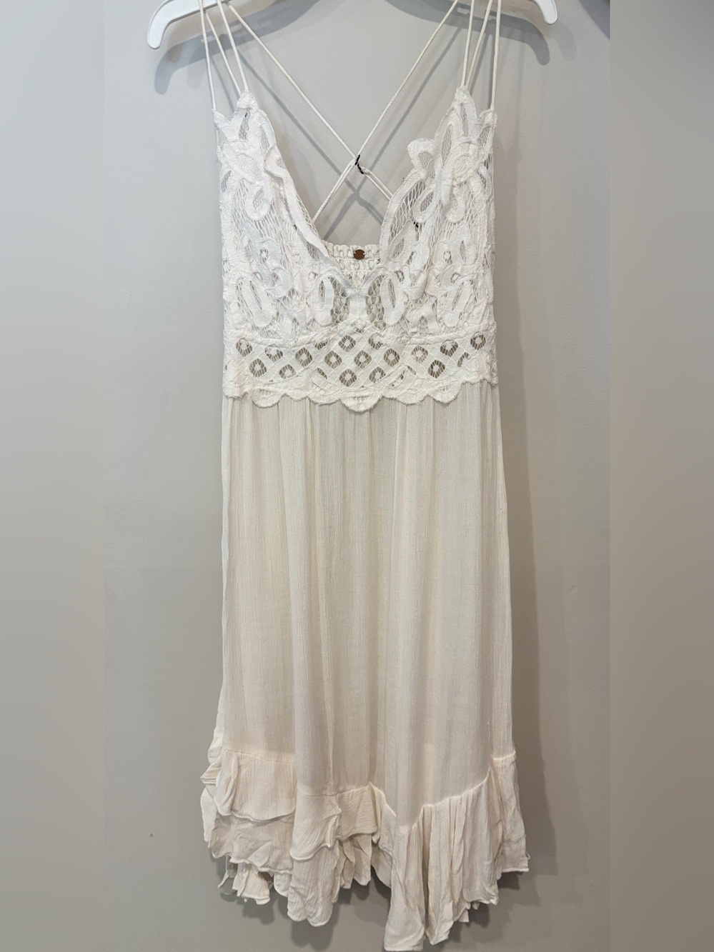 Free People white dress size Medium